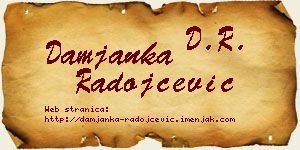 Damjanka Radojčević vizit kartica